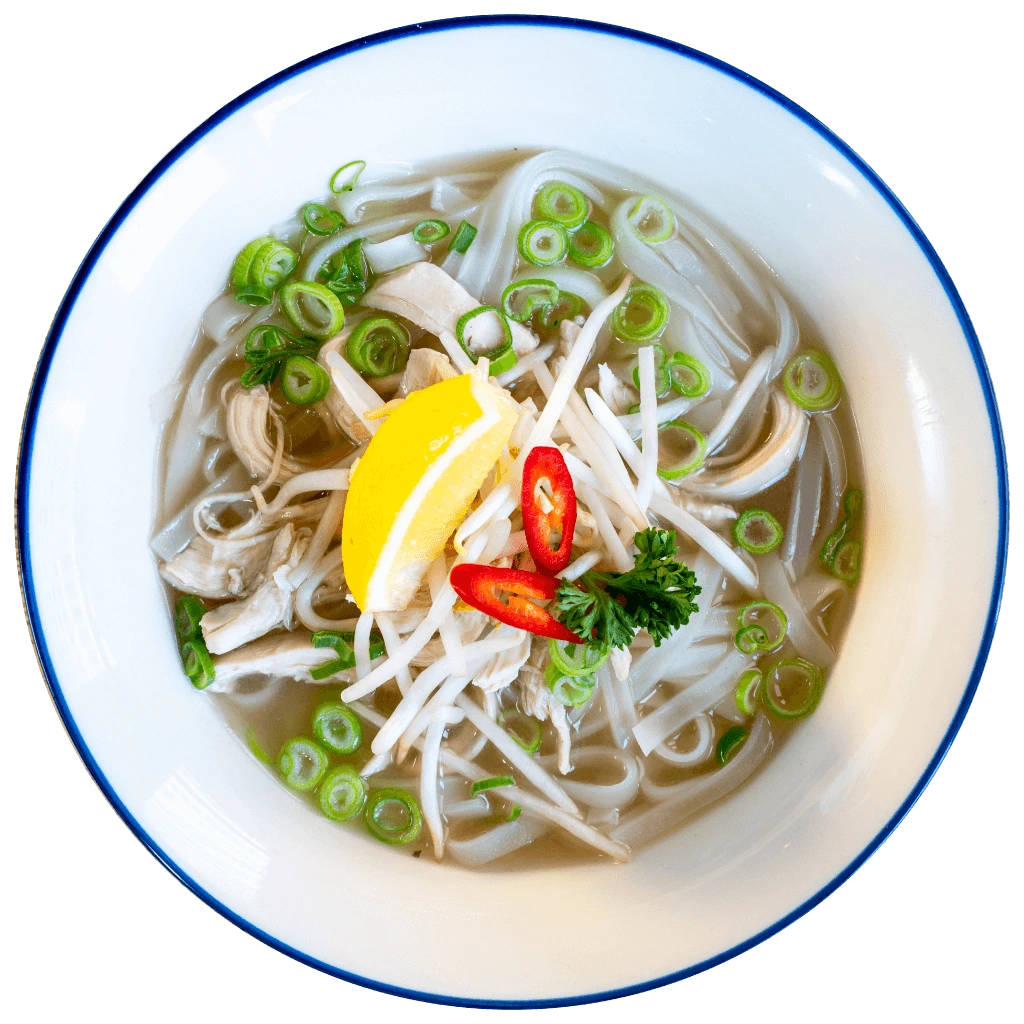 Pho (Vietnamese noodle soup)